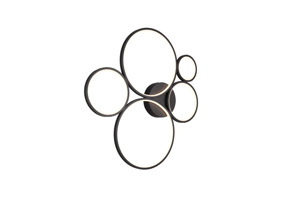 Wandlampe Rondo 5-Ringe