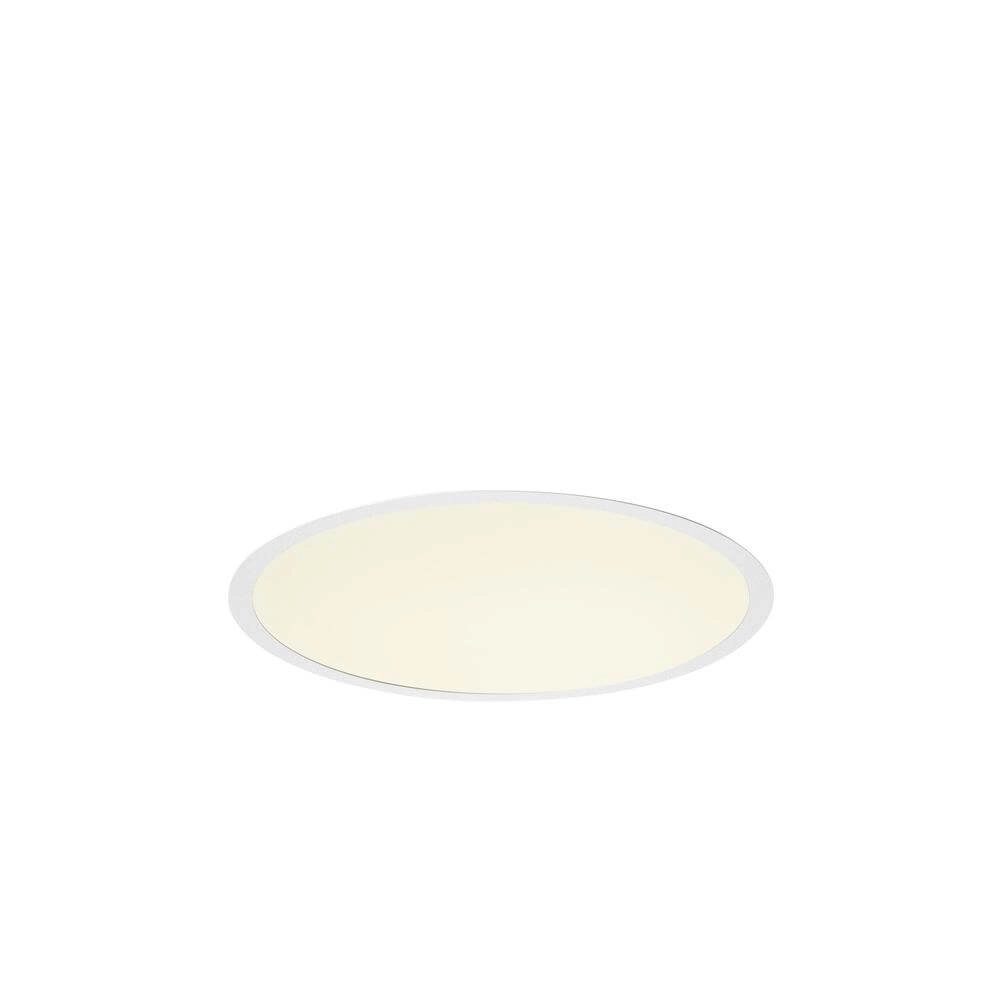 Deckeneinbauleuchte Medo 40 weiß Ø 40cm mit Gestell SLV 4024163297684