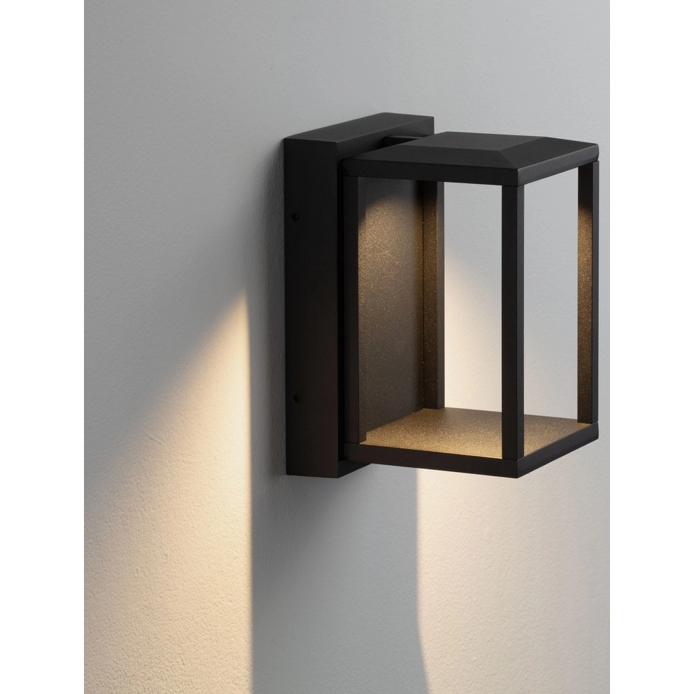 Schwarze Wandleuchte Prive ca. 19cm