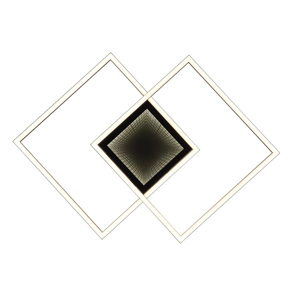 Moderne Deckenlampe Saunders Schwarzes Quadrat Globo 9007371475353