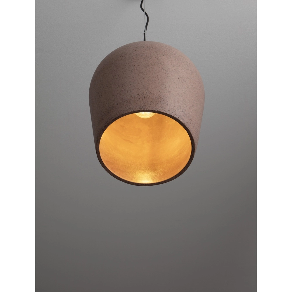 Pendelleuchte Omio Ø 29cm erdbraun Lyora 5212017468888