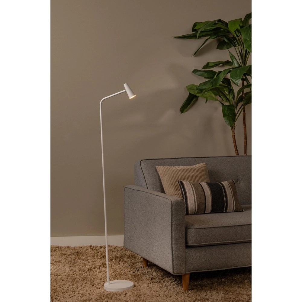 Wiederaufladbare Stehlampe Stirling Weiß Lucide 5411212361271