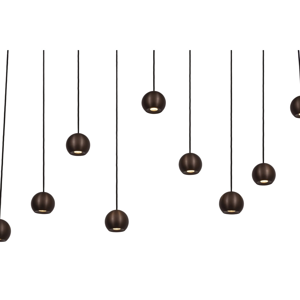 Design-Pendellampe Montana 13-hell Kaffeebraun Premium by Lucide 5411212680150