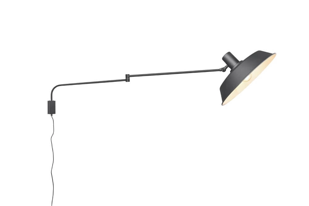 Wandlampe Bolder Mattschwarz Trio 4017807462982