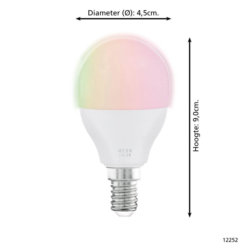 LED-Lampe Zigbee - E14 - 4.9 watt - 2700-6500K - P45 Eglo 9002759122522