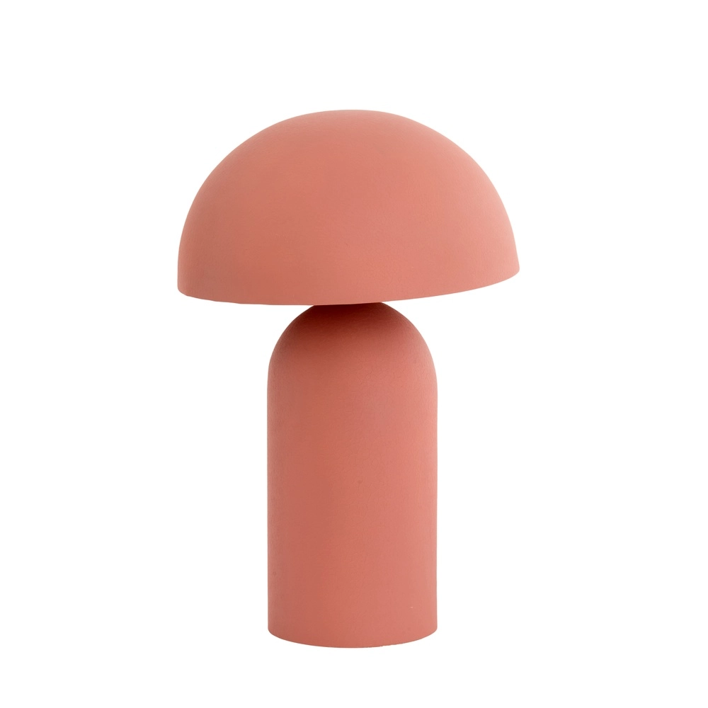 Pilztischlampe Tolima korallenrosa – Ø 31 cm