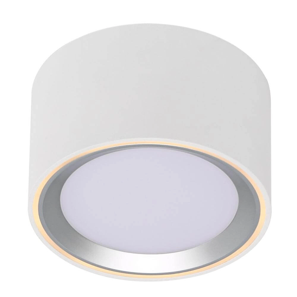 Weißer Strahler mit Metallring Fallon 6cm x Ø 10cm Nordlux 5701581415188