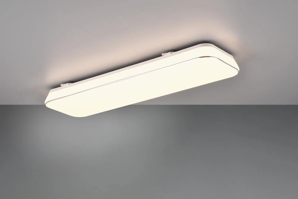 Weiße Deckenleuchte Blanca Rechteck 3000K - S Trio 4017807575187