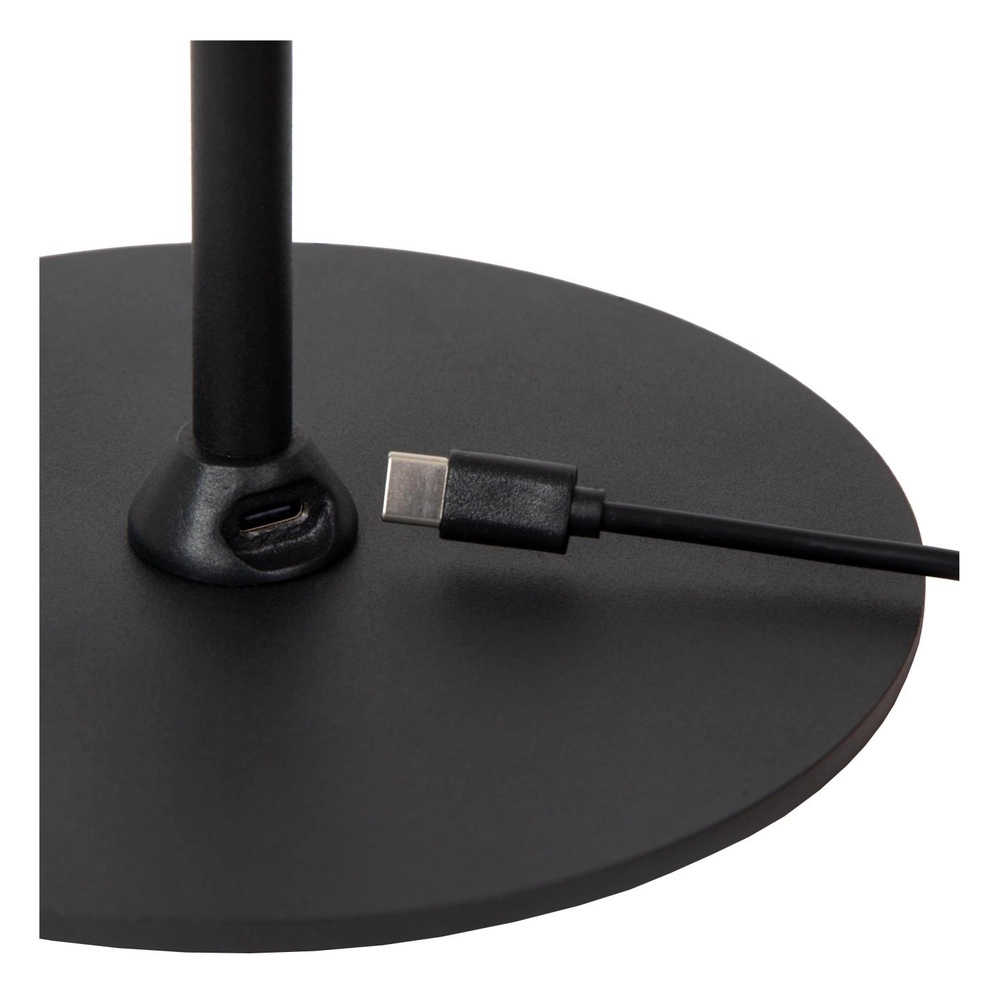Wiederaufladbare Tischlampe Skanska Rech Kaffeebraun Lucide 5411212032140