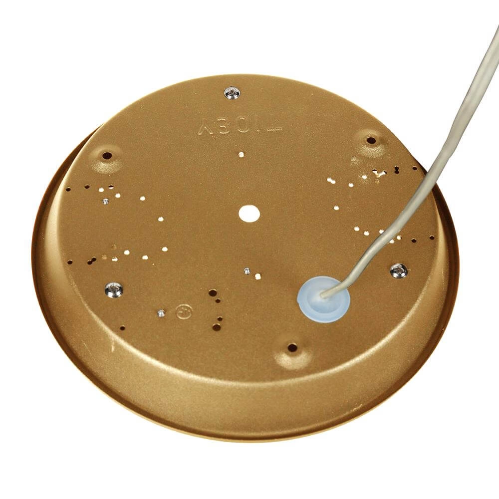 Schlanke Pendelleuchte Ringlux gold Ø 60cm Steinhauer 8712746171969