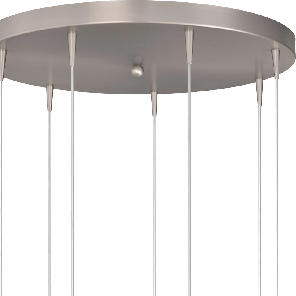 7-Licht Pendellampe Talana Nickel Ø 50cm DTW Masterlight 8718121354002