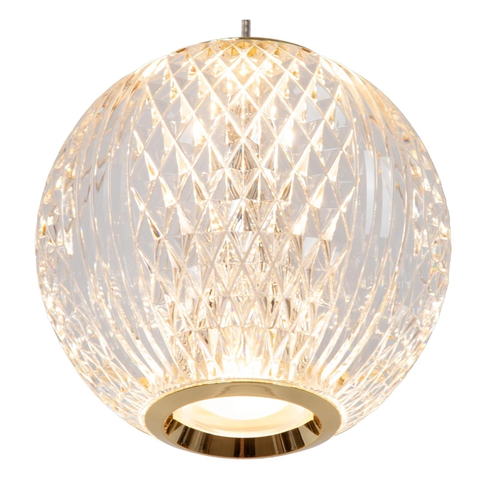 Goldene Pendellampe Cintra Ø 14cm Lucide 5411212134370