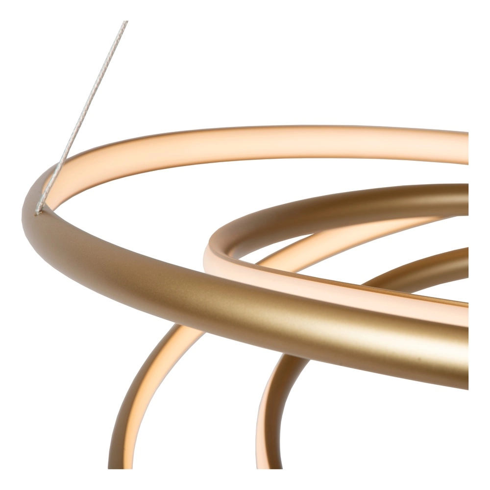 Design-Pendellampe Sardana Ø 80 cm golden Premium by Lucide 5411212520890