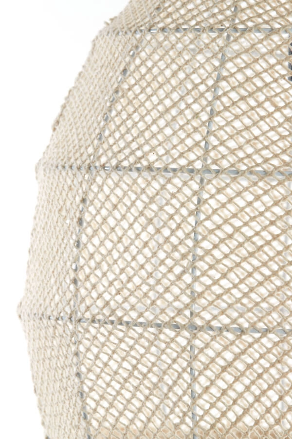 Japandi Pendelleuchte Makassar creme Ø 42cm Light & Living 8717807706432