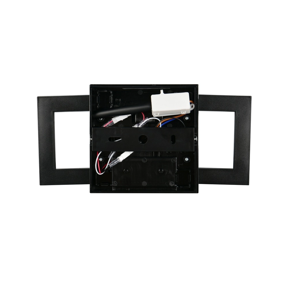 Design-Deckenlampe Cemi Quadratschwarz Trio 4017807704310