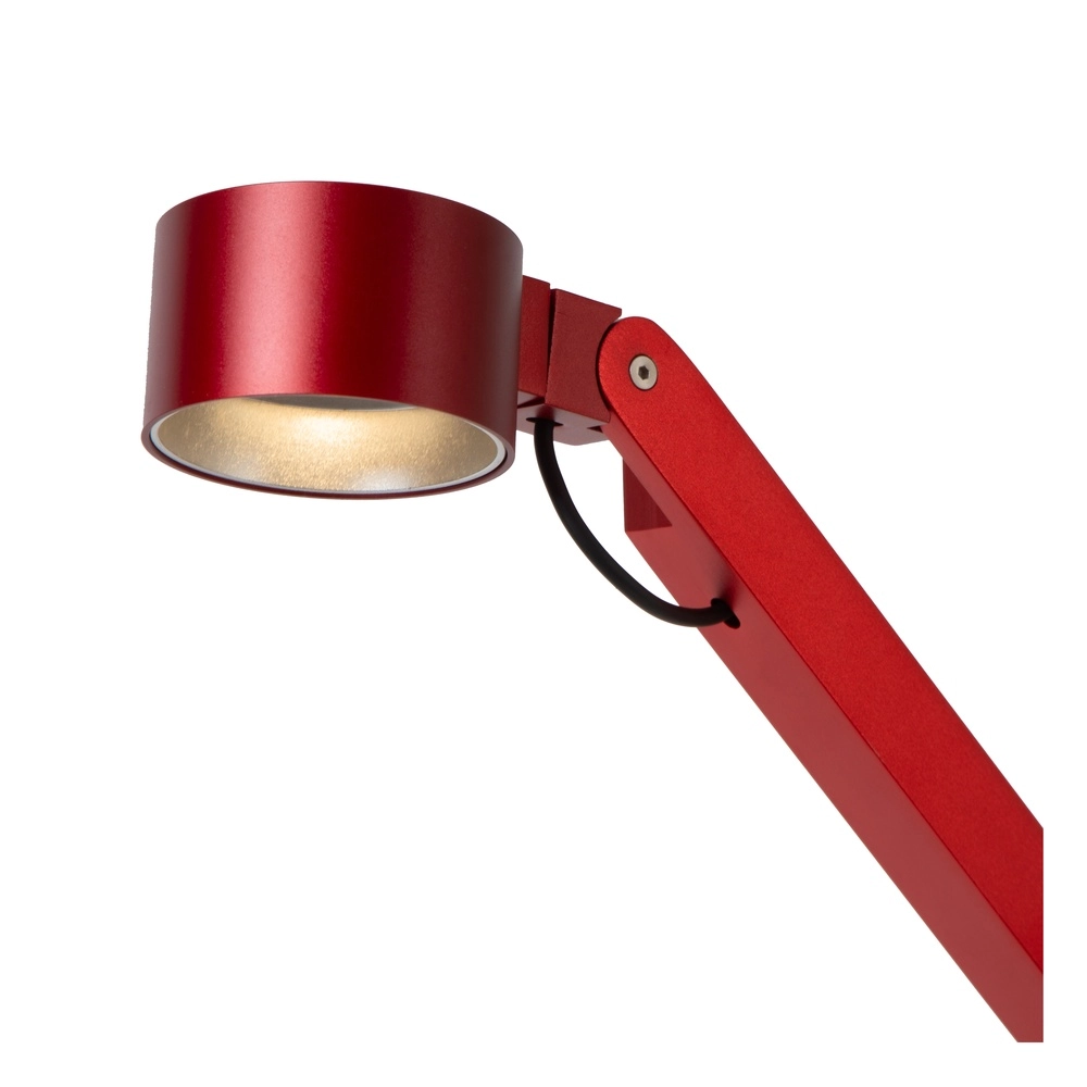 Schreibtischlampe Ogden Rot Premium by Lucide 5411212560315