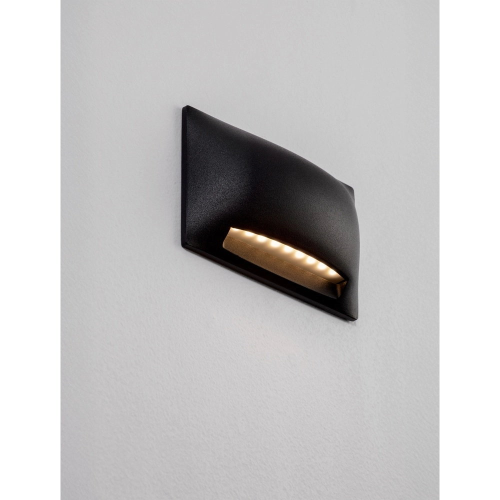 Design-Wandleuchte Sub schwarz