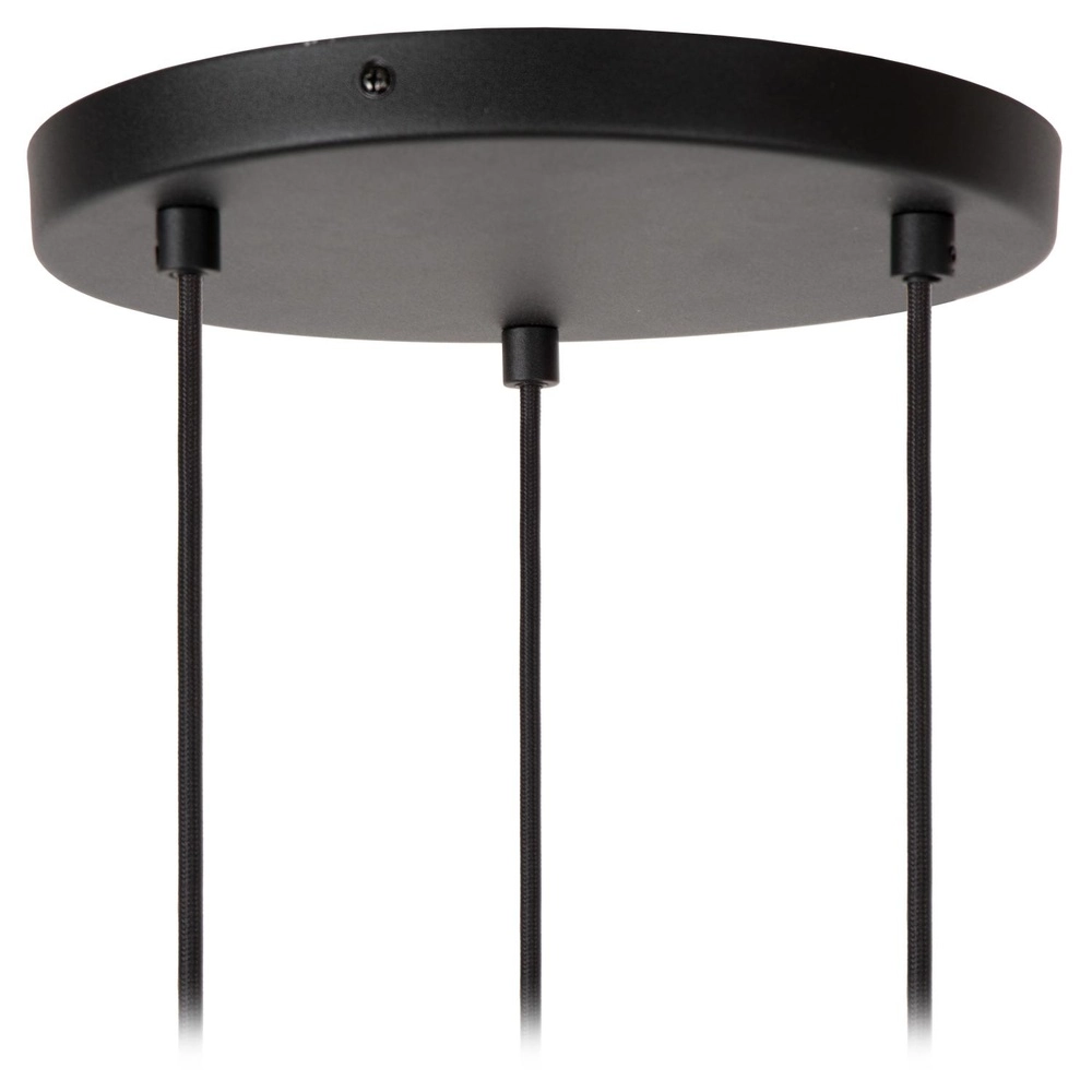 3-Licht Pendellampe Maya Schwarz Lucide 5411212452580