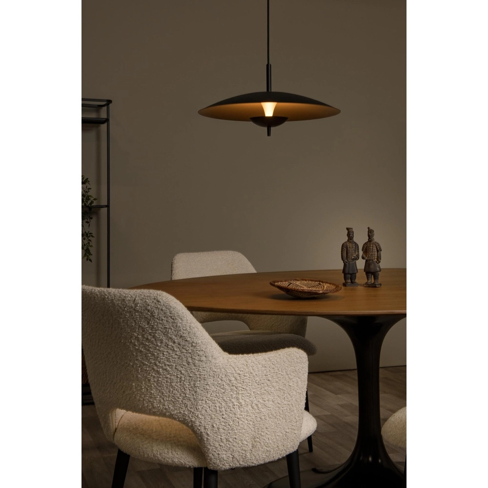 Design-Pendellampe Vulcan Gold mit Schwarz Lucide 5411212303455