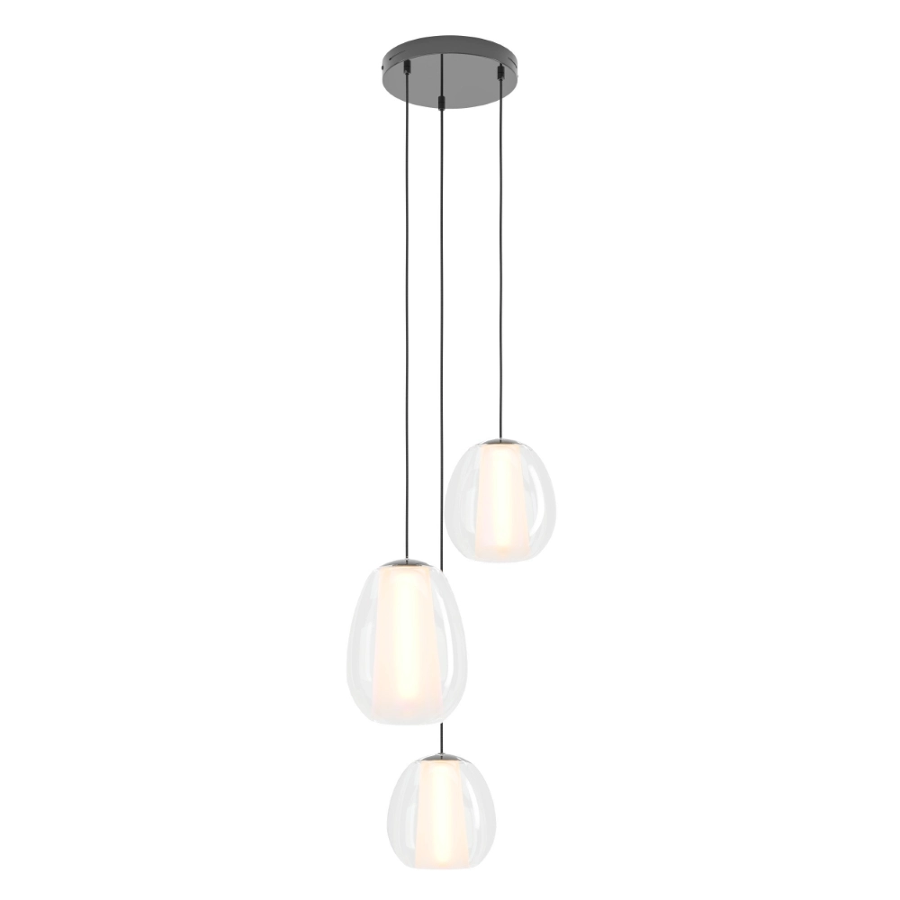 Design-Pendellampe Menorca graue Ø 42 cm