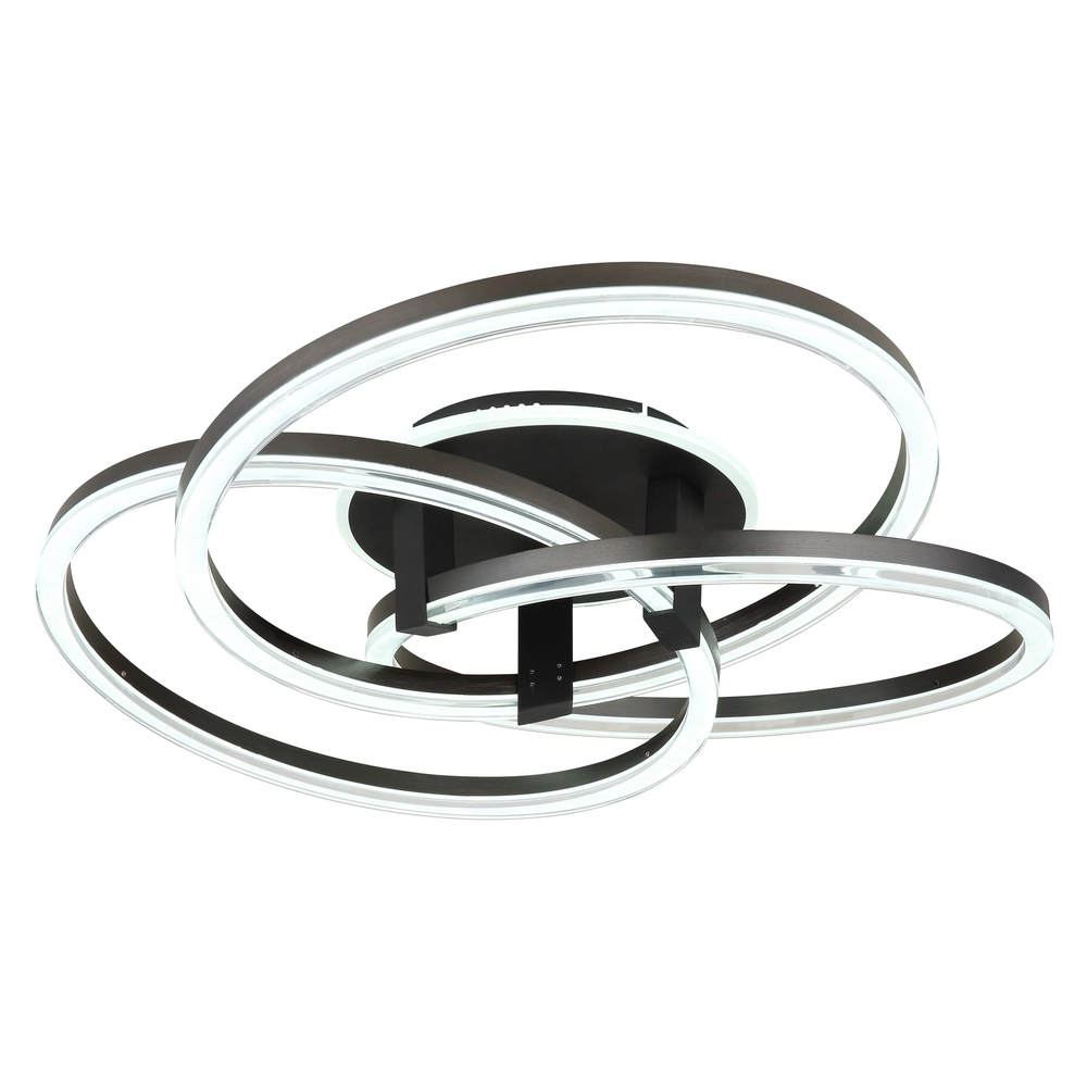 Design-Deckenlampe Tris Anthrazit Globo 9007371510405