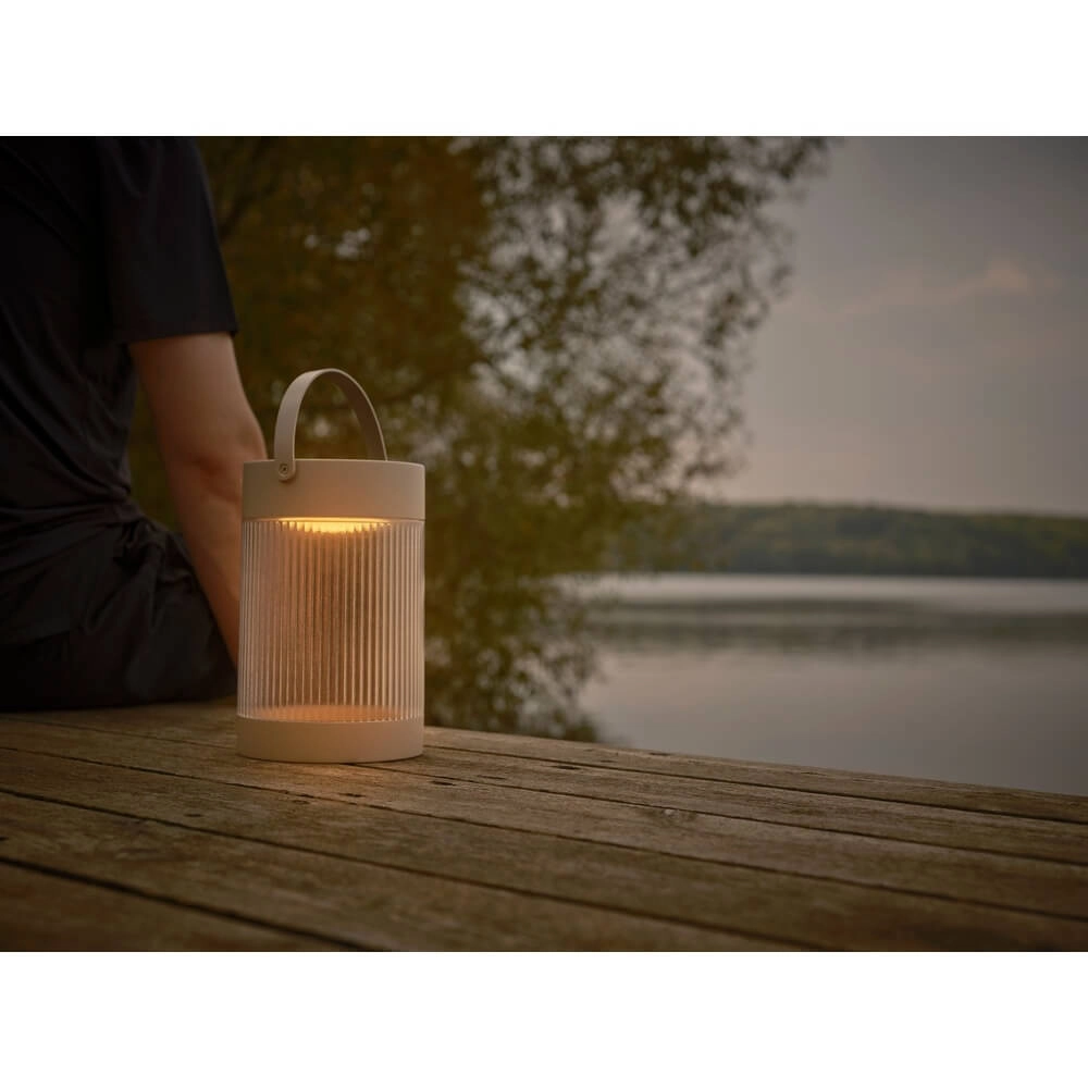 Tischlampe Coupar Sandbraun Solar Nordlux 5704924023453