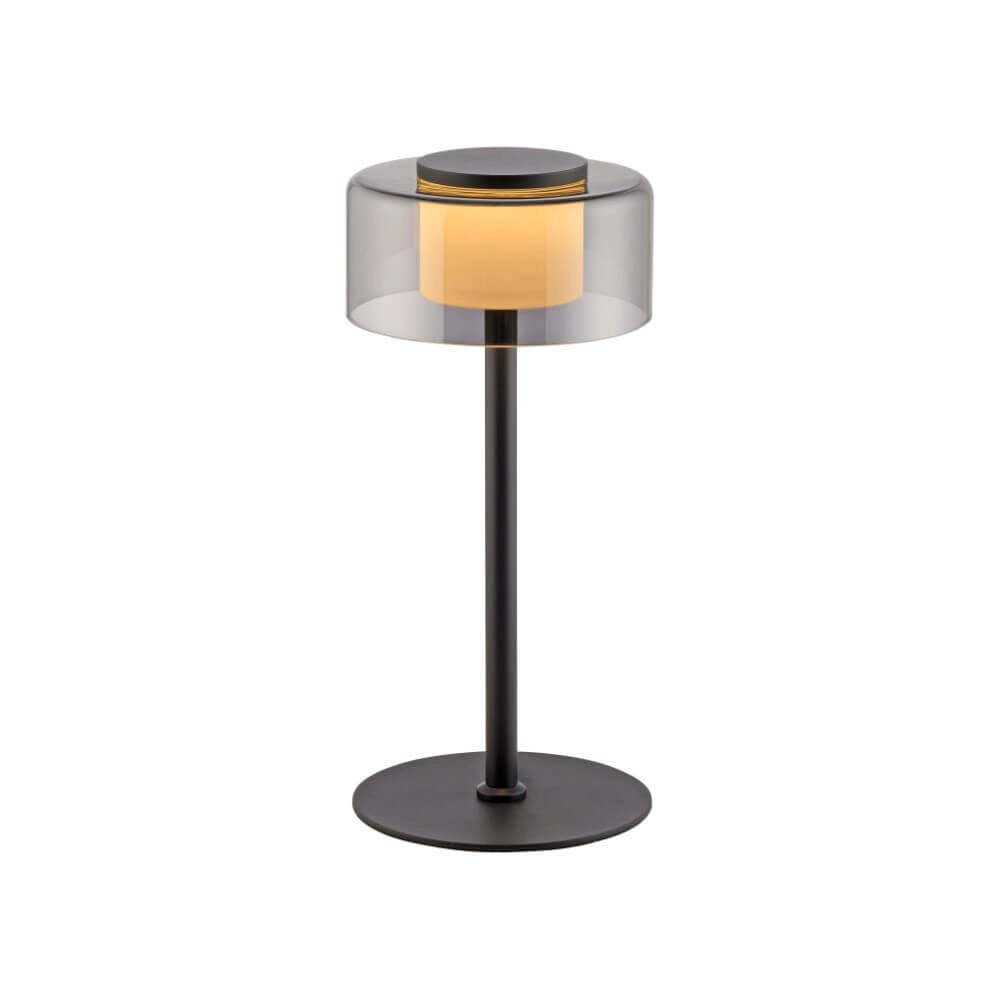 Schwarze Tischlampe Rika Paul Neuhaus 4012248385227