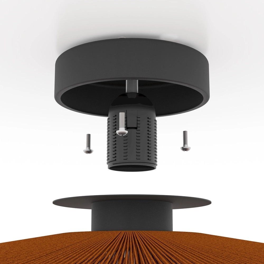 Drahtlampe Pignona Deckenfarben