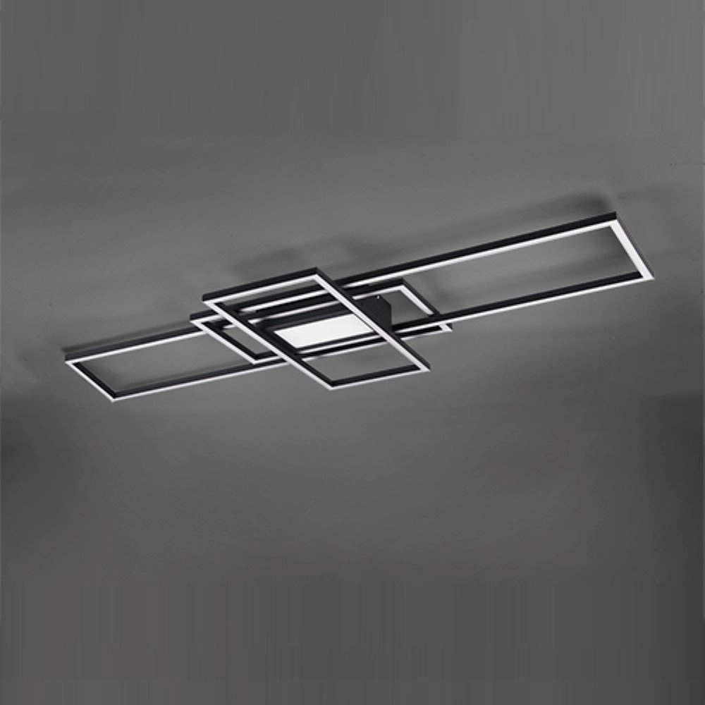 Deckenleuchte Irvine Schwarz Trio 4017807449495