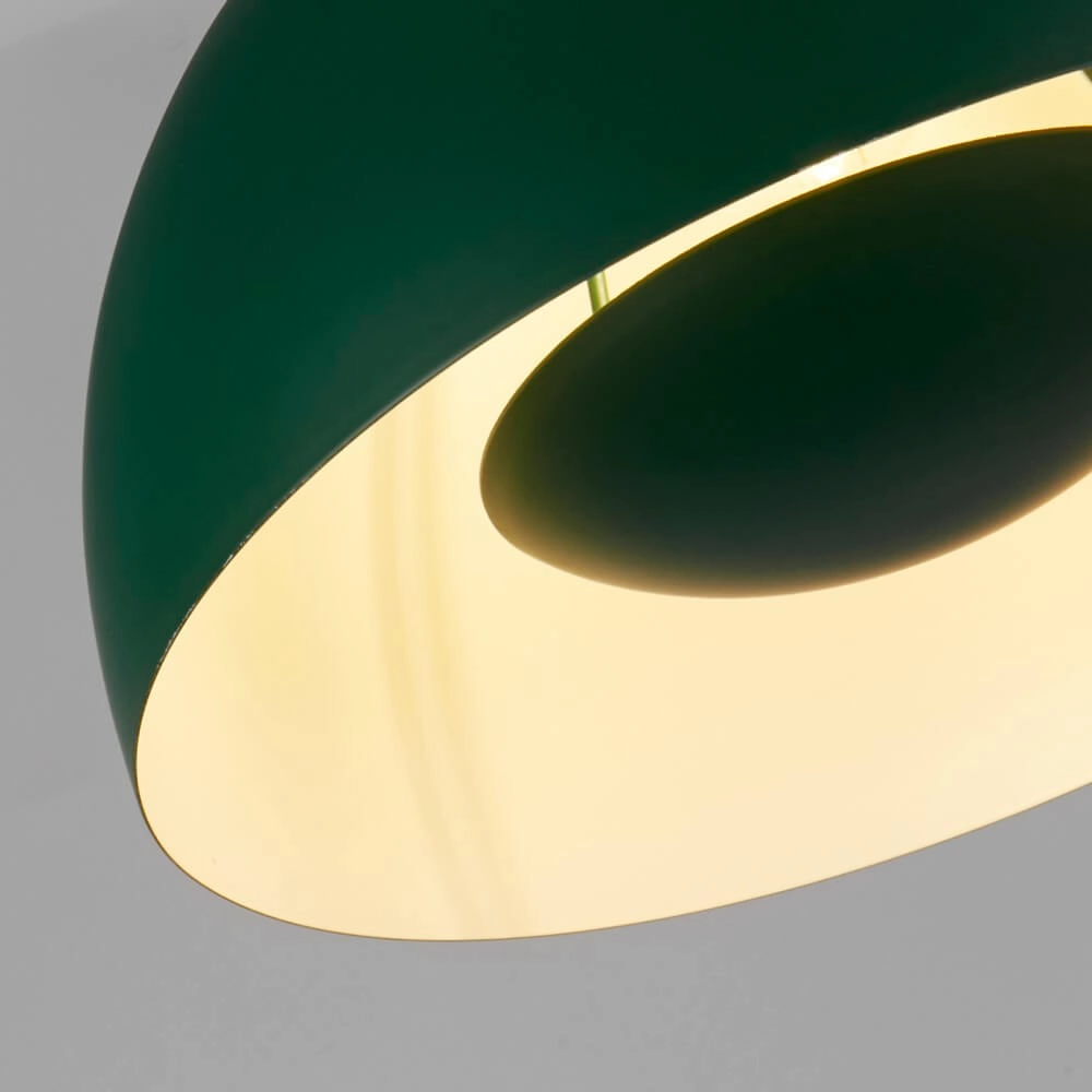 Grüne Pendelleuchte Mars Schirm 31cm hoch Searchlight 5053423274300