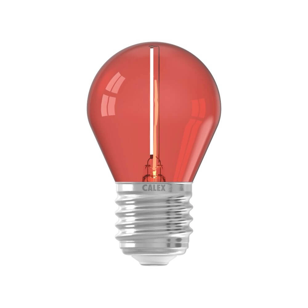 Lichtquelle 1W - E27 - Led Rot für Partylichter