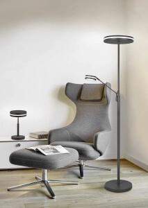 Tischlampe Franklin Anthrazit Trio 4017807510164