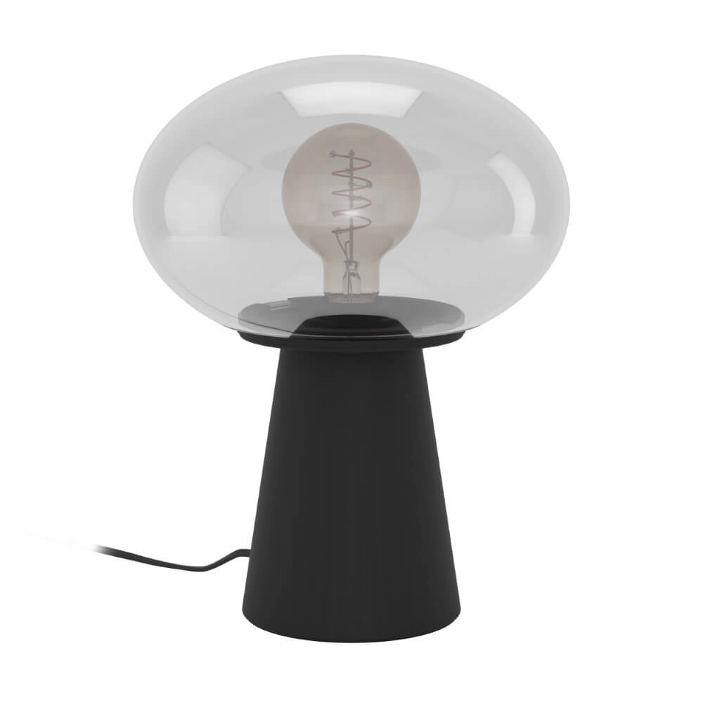 Tischlampe aus Rauchglas Madonnina Ø 25cm Eglo 9008606274970