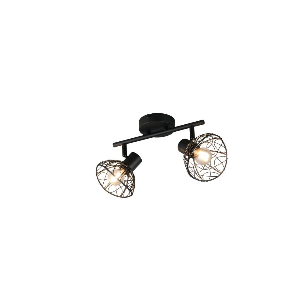 Deckenlampe Yako Doppelschwarz Trio 4017807670936
