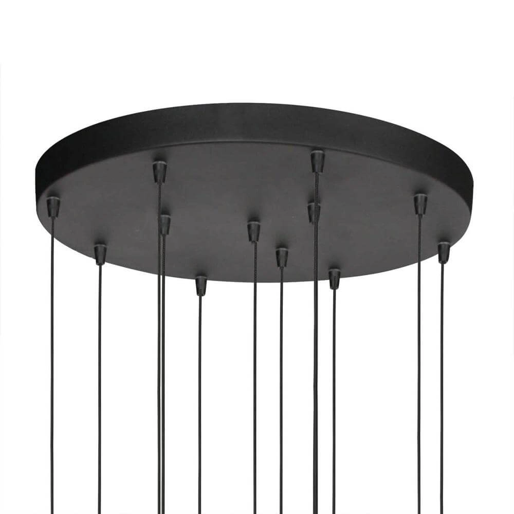 Vide Pendelleuchte Bollique Schwarz 12-flammig Steinhauer 8712746177930