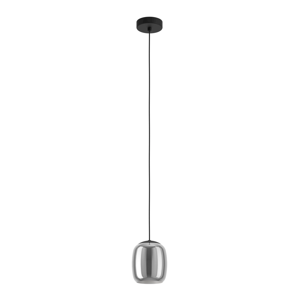 Elegante Pendellampe Ciampino Ø 15 cm – mit Rauchglas