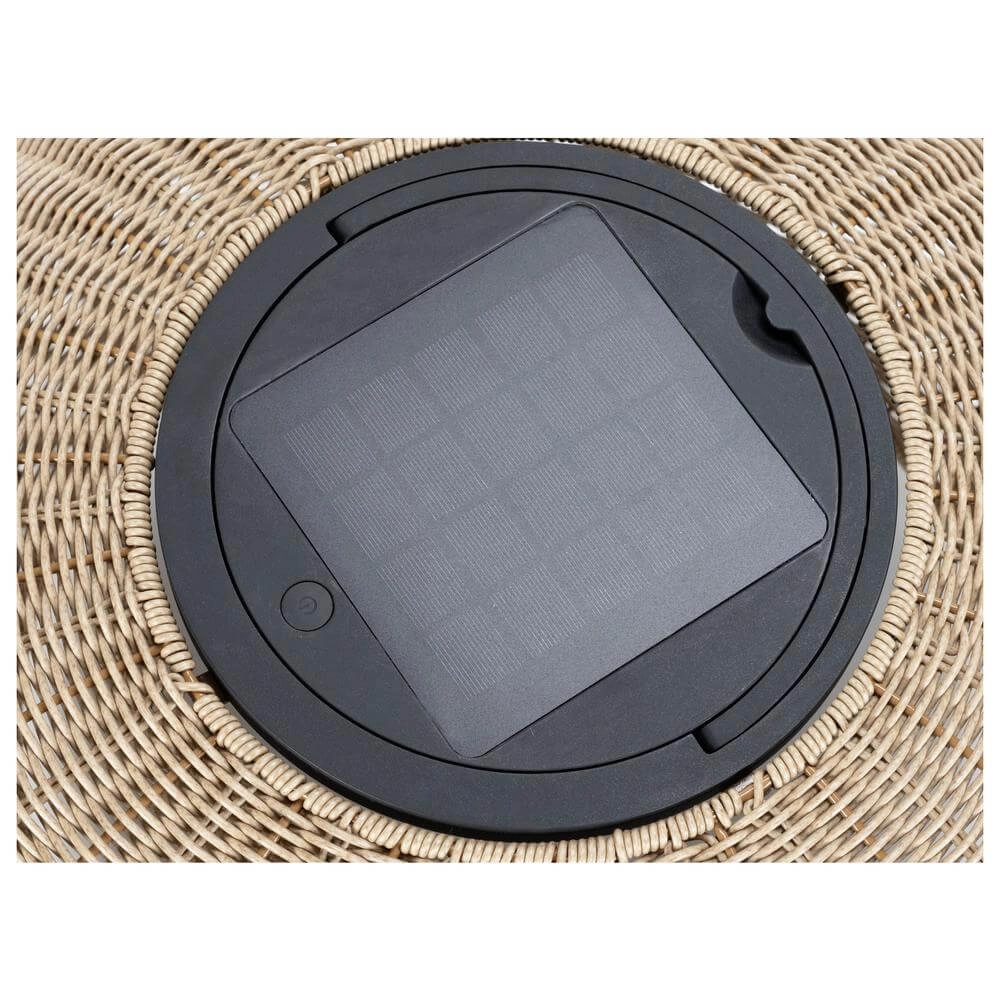 Stehlampe Adegan Solar Solar-Rattan SLV 4024163296632
