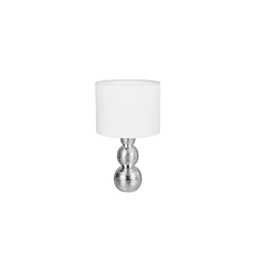 Tischlampe Lova Silbergrau Trio 4017807682663