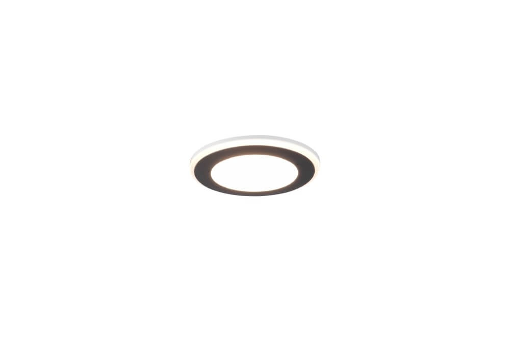 Einbaubeleuchtung Aura 8,2 cm schwarz Trio 4017807504095