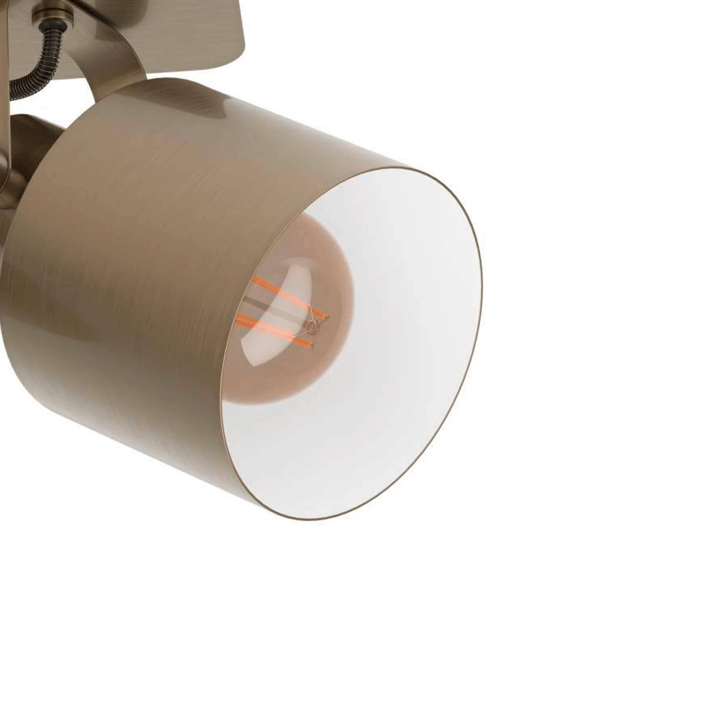 Deckenstrahler aus Messing Southery 2-flammig Eglo 9002759438180