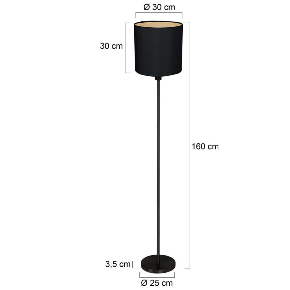 Stehlampe Noor mit Kapuze Steinhauer 8712746171136
