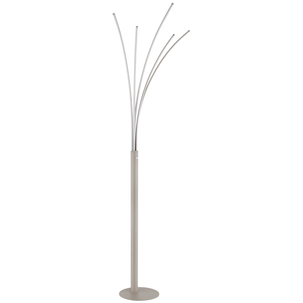 Design-Stehlampe Bizzy Sandbraun Globo 9007371578405