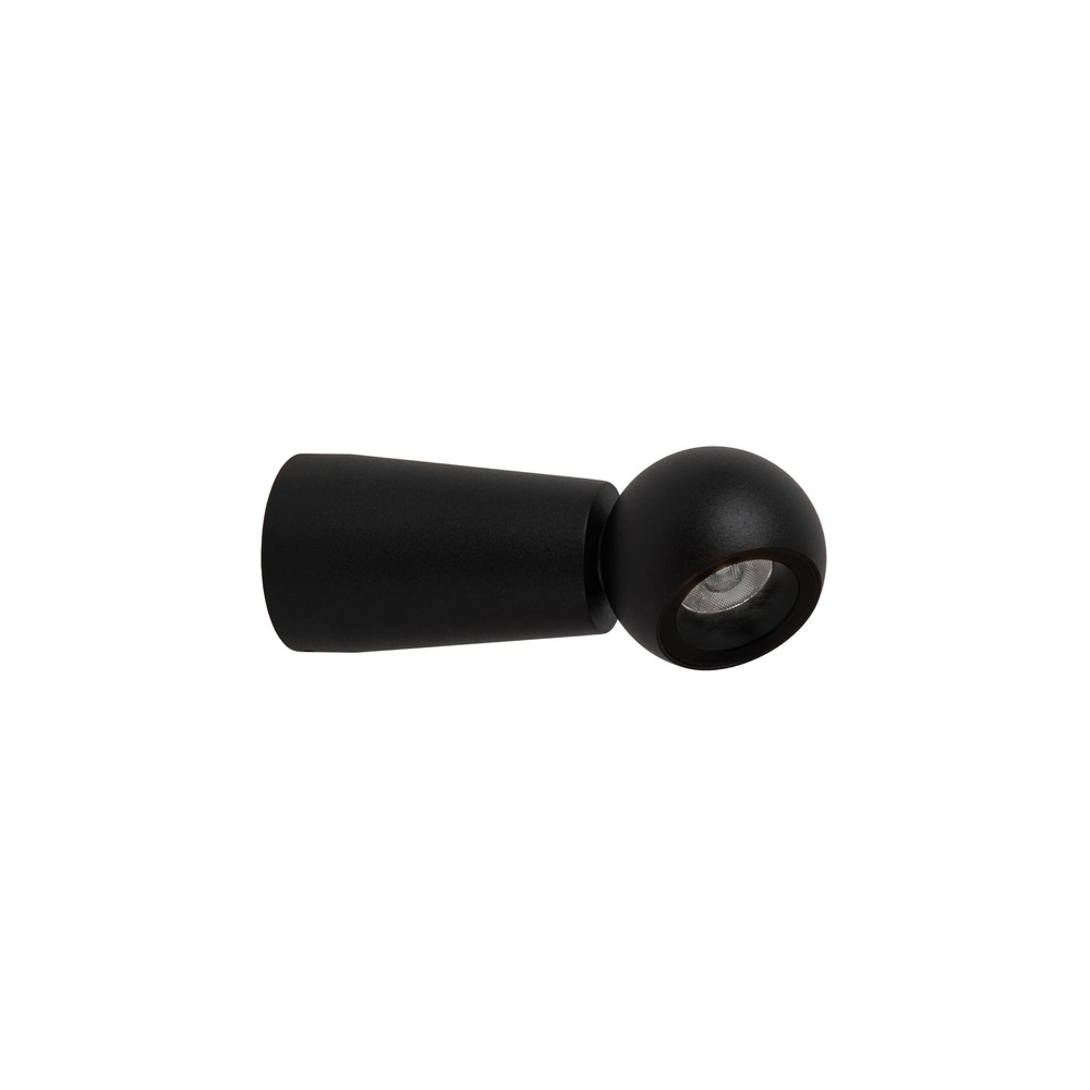 Wandlampe im Badezimmer Ipsos schwarzes IP54