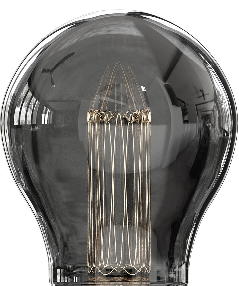 Lichtquelle A60 Crown - 3,5W - E27 - 40 lumen - 2000K mit Titanbeschichtung Circle 8712879147329