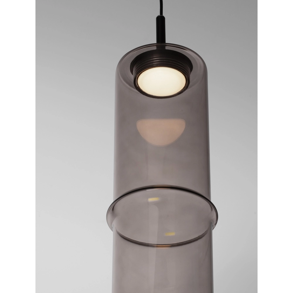 Einzigartige Pendelleuchte Sano 1-flammiges Rauchglas Lyora 5212017474018