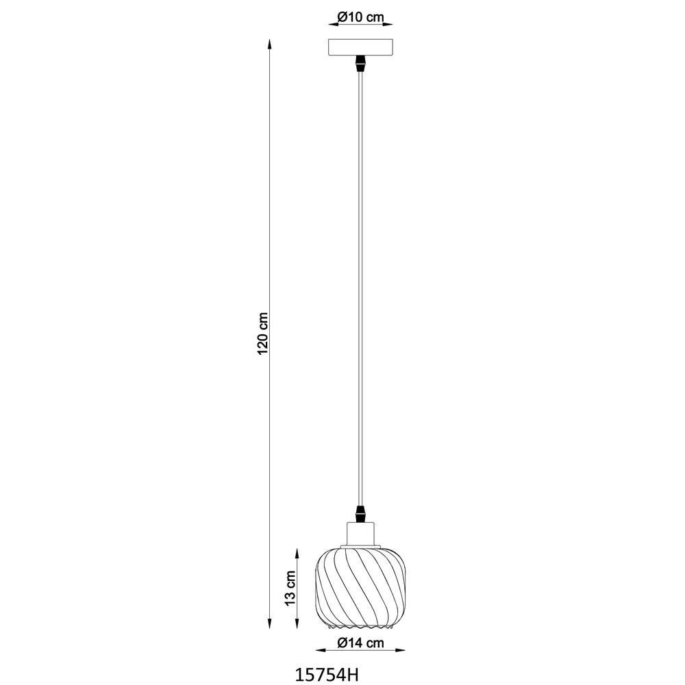 Design-Pendellampe Xia Schwarz Globo 9007371515141