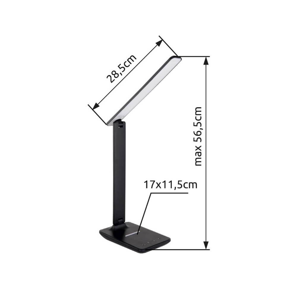 Schreibtischlampe Bulla schwarz Globo 9007371409051