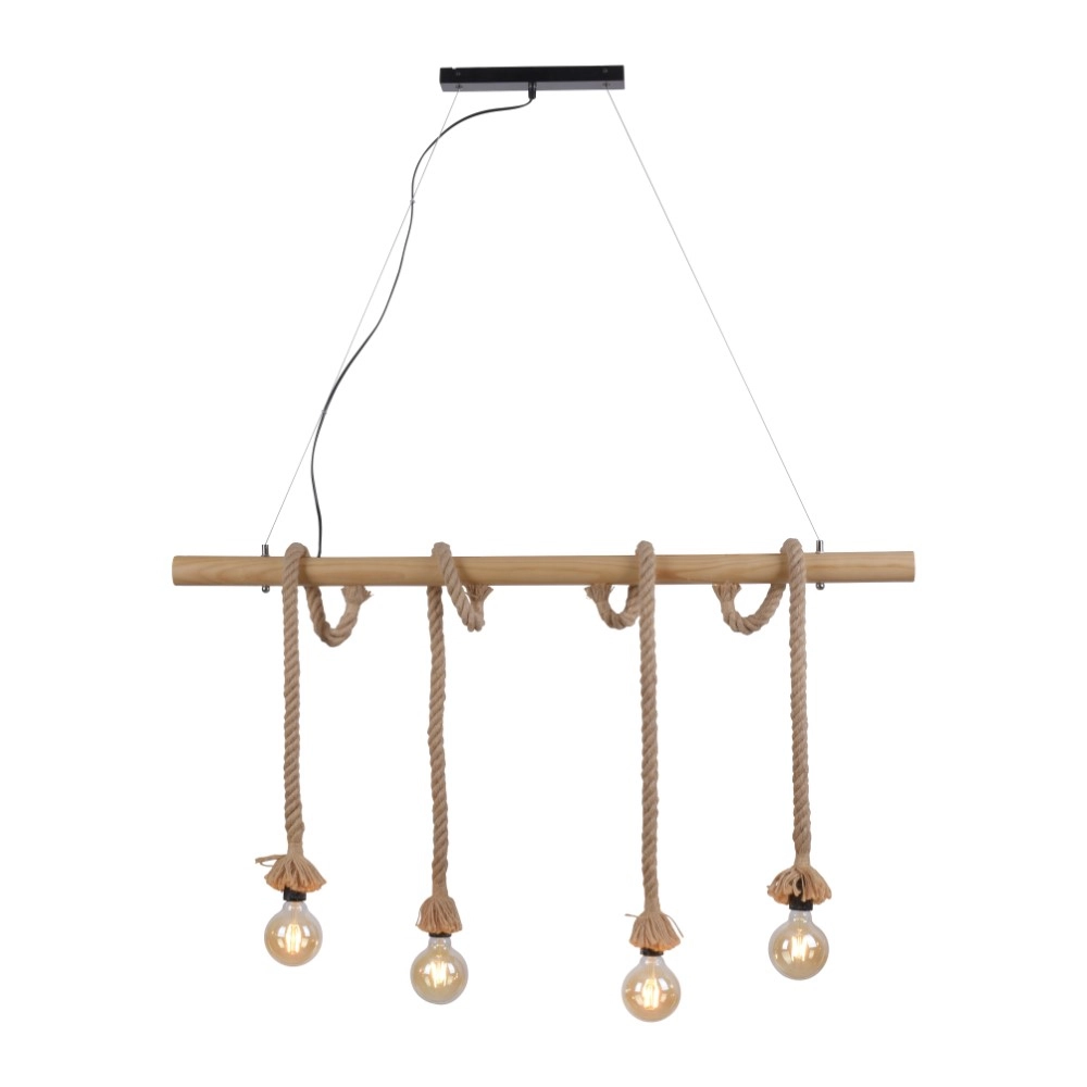 Seillampe für Esszimmer Rope Just Light 4043689963132