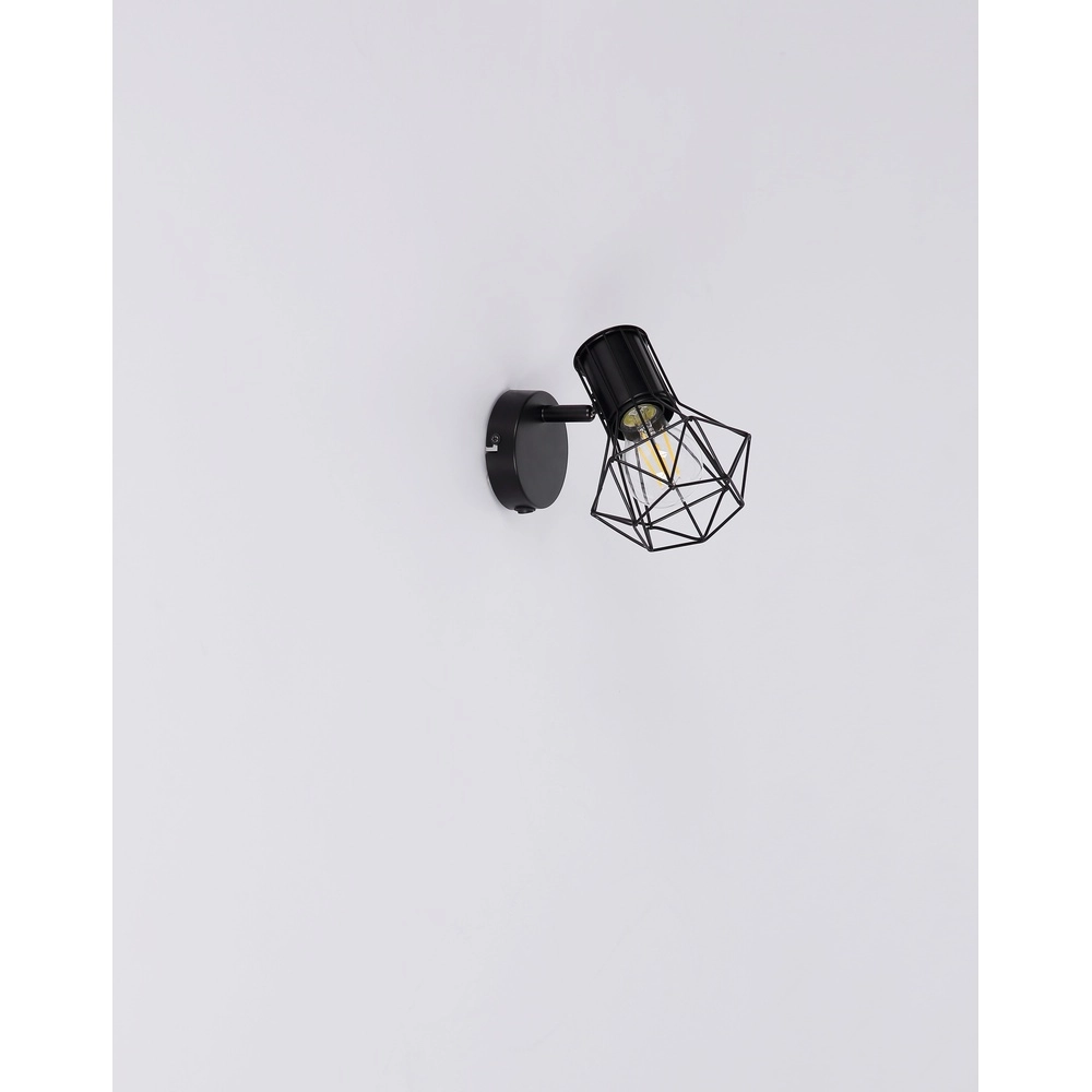 Wandlampe Priska Schwarz Globo 9007371412167