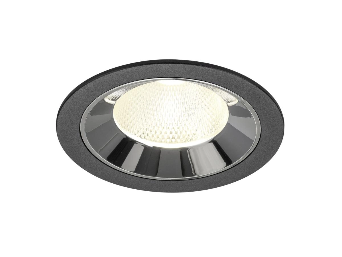 Einbau-Strahler Numinos L schwarz/chrom 4000K - 20gr SLV 4024163309608